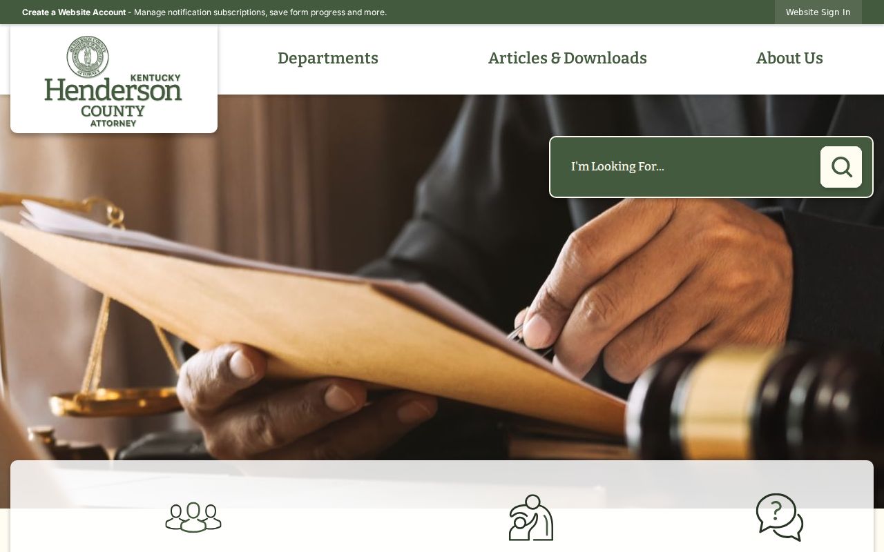 Henderson County criminal court case information from the County Attorney